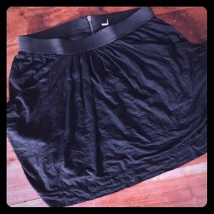 Black Mini Skirt w/ Pockets